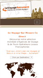 Mobile Screenshot of le-voyage-autrement.com